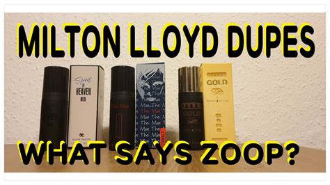 milton lloyd perfume dupes|milton lloyd products.